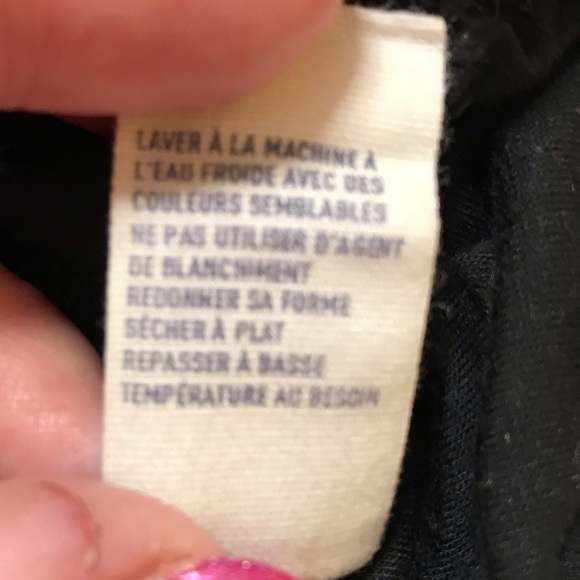 American Eagle black lace back cutout soft blouse Size L - Picture 7 of 9